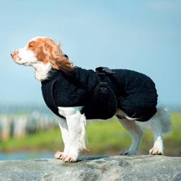 Siccaro Smart Tørredragt til Hunden i farven Jetblack